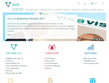 Tablet Screenshot of agv-vers.de